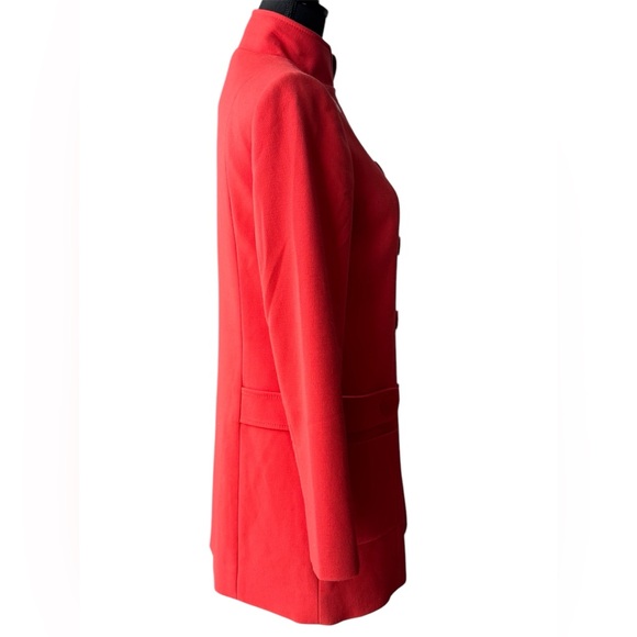Forenza by limited bright orange red peacoat jacket EUC - Picture 4 of 9